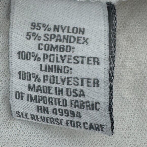 Dressbarn Women Collection 22W White Sequin Long Sleeve Top - Picture 8 of 10